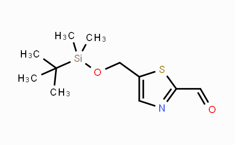 CAS No. 1311291-26-5, 5-(((tert-Butyldimethylsilyl)oxy)methyl)thiazole-2-carbaldehyde
