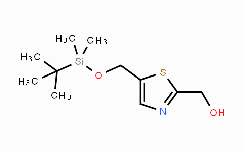 CAS No. 1381778-87-5, (5-(((tert-Butyldimethylsilyl)oxy)-methyl)thiazol-2-yl)methanol