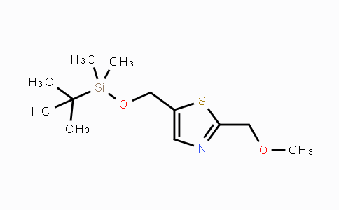 1381778-88-6 | 5-(((tert-Butyldimethylsilyl)oxy)methyl)-2-(methoxymethyl)thiazole
