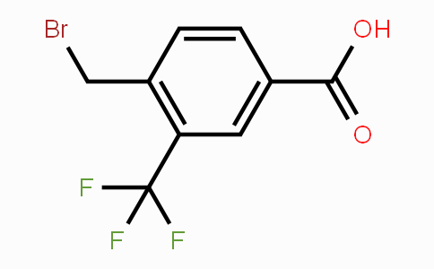 CAS No. 859213-39-1, 4-(Bromomethyl)-3-(trifluoromethyl)benzoic acid