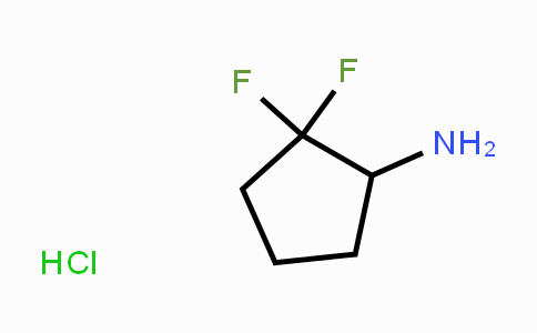 CAS No. 921599-70-4, 2,2-Difluorocyclopentanamine hydrochloride