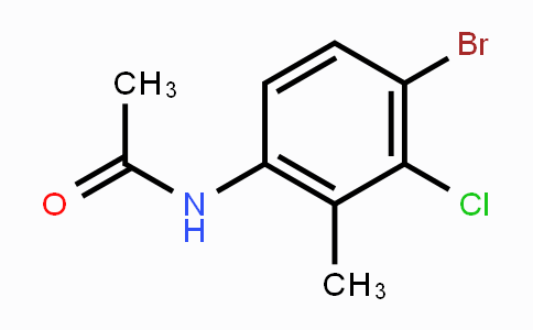 CAS No. 125328-80-5, N-(4-Bromo-3-chloro-2-methylphenyl)acetamide