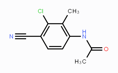 CAS No. 627531-48-0, N-(3-Chloro-4-cyano-2-methylphenyl)acetamide