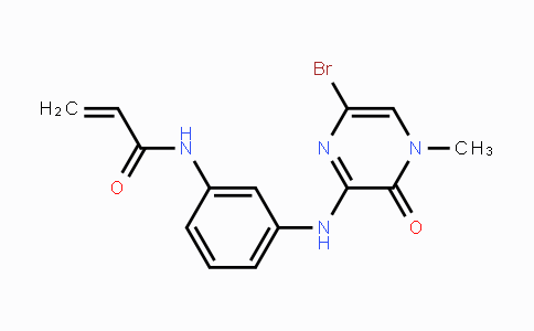 CAS No. 1692909-44-6, N-(3-((6-Bromo-4-methyl-3-oxo-3,4-dihydropyrazin-2-yl)amino)phenyl)acrylamide