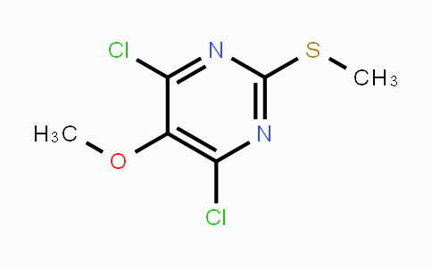 CAS No. 49668-65-7, 4,6-Dichloro-5-methoxy-2-(methylthio)pyrimidine