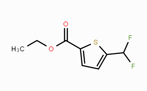 CAS No. 1575820-69-7, Ethyl 5-(difluoromethyl)thiophene-2-carboxylate