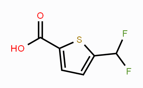 CAS No. 189330-23-2, 5-(Difluoromethyl)thiophene-2-carboxylic acid