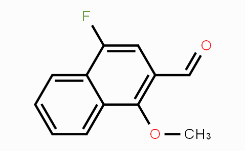 CAS No. 172033-83-9, 4-Fluoro-1-methoxy-2-naphthaldehyde