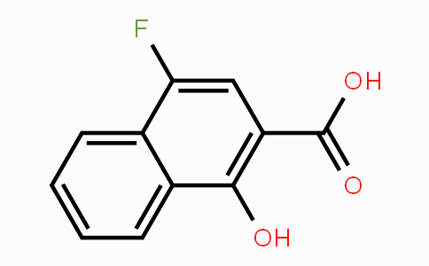 CAS No. 1000386-61-7, 4-Fluoro-1-hydroxy-2-naphthoic acid