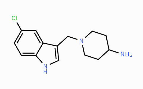 CAS No. 1627727-99-4, 1-((5-Chloro-1H-indol-3-yl)-methyl)piperidin-4-amine