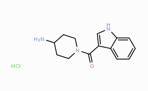 CAS No. 209920-21-8, (4-Aminopiperidin-1-yl)(1H-indol-3-yl)methanone hydrochloride