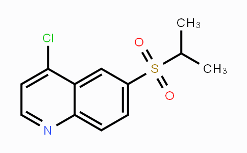 CAS No. 1346549-12-9, 4-Chloro-6-(isopropylsulfonyl)quinoline