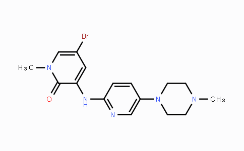 CAS No. 1178884-45-1, 5-Bromo-1-methyl-3-((5-(4-methylpiperazin-1-yl)pyridin-2-yl)amino)pyridin-2(1H)-one