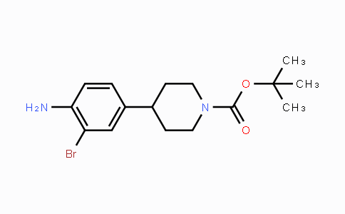 CAS No. 885693-00-5, tert-Butyl 4-(4-amino-3-bromophenyl)-piperidine-1-carboxylate