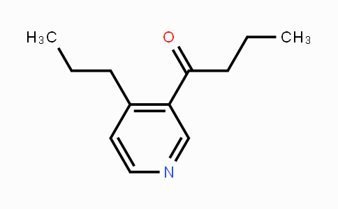 CAS No. 142505-14-4, 1-(4-Propylpyridin-3-yl)butan-1-one