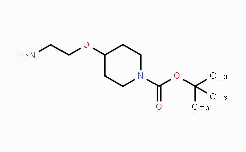 CAS No. 442126-36-5, tert-Butyl 4-(2-aminoethoxy)-piperidine-1-carboxylate