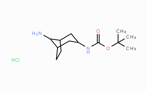 CAS No. 1823235-96-6, tert-Butyl N-{8-aminobicyclo[3.2.1]-octan-3-yl}carbamate hydrochloride