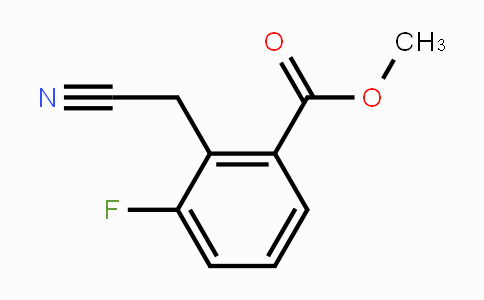 CAS No. 230301-82-3, Methyl 2-(cyanomethyl)-3-fluorobenzoate