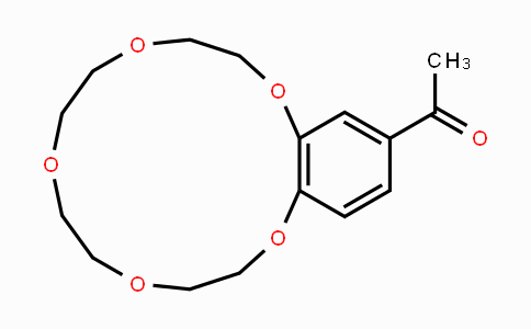 CAS No. 41757-95-3, 1-(2,3,5,6,8,9,11,12-Octahydro-1,4,7,10,13-benzo-pentaoxacyclopentadecin-15-yl)ethan-1-one