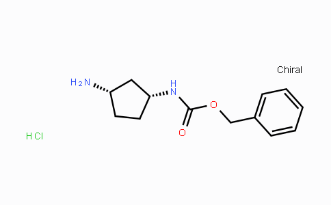 CAS No. 2034147-82-3, Benzyl N-[(1R,3S)-3-aminocyclopentyl]-carbamate hydrochloride