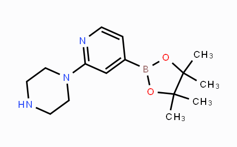 CAS No. 957198-31-1, 2-(1-Piperazinyl)pyridine-4-boronic acid pinacol ester