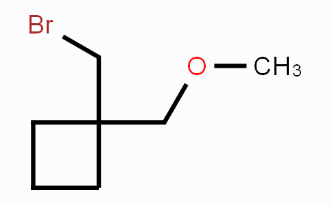 CAS No. 1485720-88-4, 1-(Bromomethyl)-1-(methoxymethyl)cyclobutane