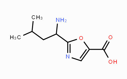 CAS No. 1553988-58-1, 2-(1-Amino-3-methylbutyl)-1,3-oxazole-5-carboxylic acid