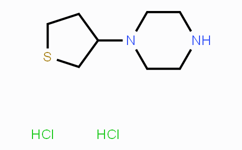 CAS No. 1376228-74-8, 1-(Thiolan-3-yl)piperazine dihydrochloride
