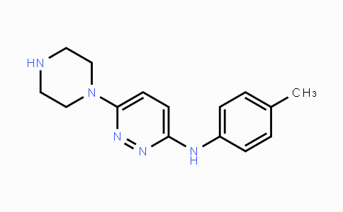 CAS No. 1023812-60-3, 6-(Piperazin-1-yl)-N-(p-tolyl)pyridazin-3-amine