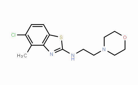 CAS No. 1177328-36-7, 5-Chloro-4-methyl-N-(2-morpholinoethyl)benzo[d]thiazol-2-amine