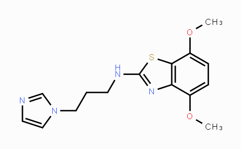CAS No. 1177306-43-2, N-(3-(1H-Imidazol-1-yl)propyl)-4,7-dimethoxybenzo[d]thiazol-2-amine