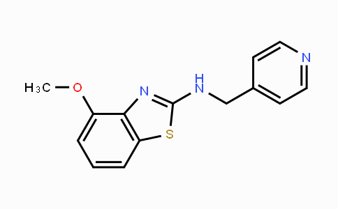 CAS No. 1206992-76-8, 4-Methoxy-N-(pyridin-4-ylmethyl)benzo[d]thiazol-2-amine