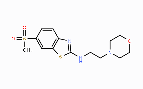 CAS No. 1207000-39-2, 6-(Methylsulfonyl)-N-(2-morpholinoethyl)benzo[d]thiazol-2-amine