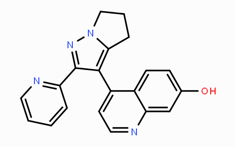 CAS No. 476474-11-0, 4-(2-Pyridin-2-yl-5,6-dihydro-4H-pyrrolo[1,2-b]pyrazol-3-yl)quinolin-7-ol