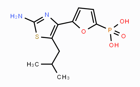 CAS No. 261365-11-1, [5-(2-Amino-5-isobutyl-1,3-thiazol-4-yl)-2-furyl]phosphonic acid