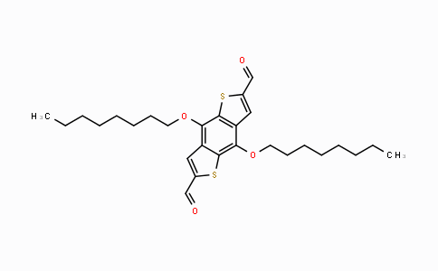 CAS No. 1668554-22-0, 4,8-Bis(n-octyloxy)benzo[1,2-b:4,5-b']dithiophene-2,6-dicarbaldehyde