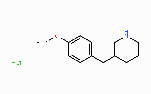 CAS No. 625454-21-9, 3-(4-Methoxybenzyl)piperidine hydrochloride