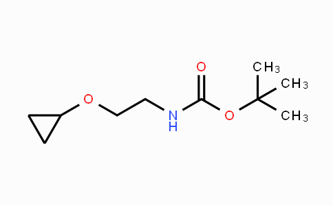 CAS No. 1935340-77-4, tert-Butyl N-(2-cyclopropoxyethyl)carbamate