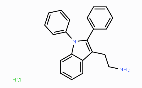 CAS No. 1052537-40-2, 2-(1,2-Diphenylindol-3-yl)ethanamine hydrochloride