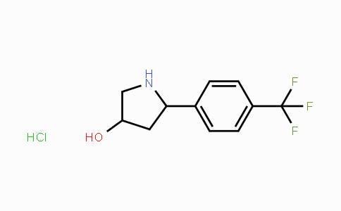 CAS No. 1423029-18-8, 5-[4-(Trifluoromethyl)phenyl]pyrrolidin-3-ol hydrochloride