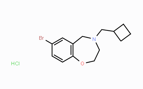 CAS No. 2034155-35-4, 7-Bromo-4-(cyclobutylmethyl)-3,5-dihydro-2H-1,4-benzoxazepine hydrochloride