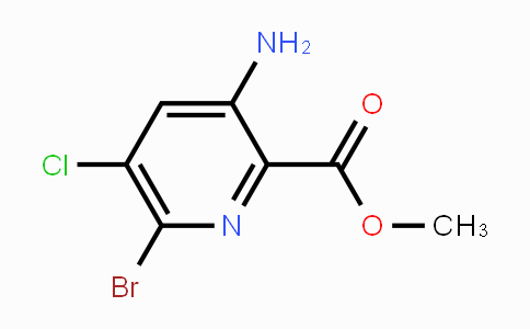 CAS No. 866775-12-4, Methyl 3-amino-6-bromo-5-chloropicolinate