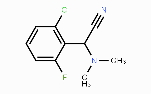 CAS No. 1017451-92-1, (2-Chloro-6-fluorophenyl)(dimethylamino)acetonitrile