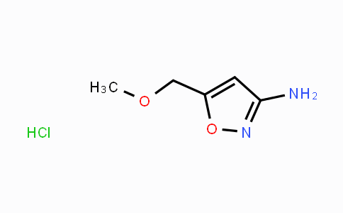 CAS No. 1820615-29-9, 5-(Methoxymethyl)isoxazol-3-amine hydrochloride