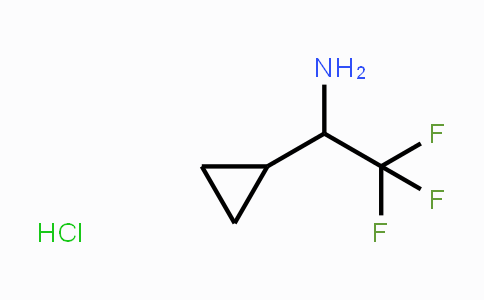 CAS No. 75702-99-7, 1-Cyclopropyl-2,2,2-trifluoroethan-1-amine hydrochloride