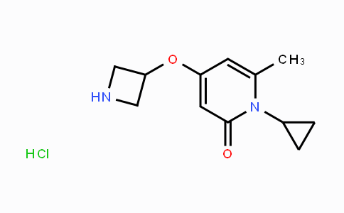 CAS No. 1823263-87-1, 4-(Azetidin-3-yloxy)-1-cyclopropyl-6-methylpyridin-2(1H)-one hydrochloride