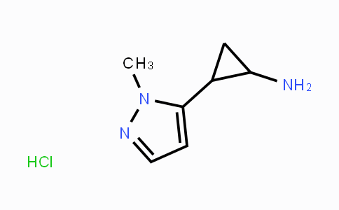 CAS No. 1820711-56-5, 2-(1-Methyl-1H-pyrazol-5-yl)cyclopropan-1-amine hydrochloride