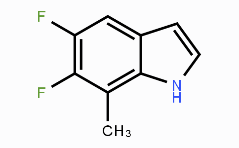 CAS No. 1820607-52-0, 5,6-Difluoro-7-methyl-1H-indole