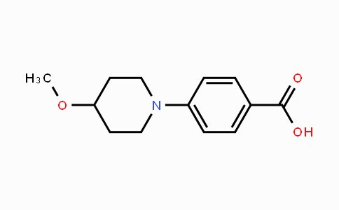 CAS No. 281234-99-9, 4-(4-Methoxypiperidin-1-yl)benzoic acid