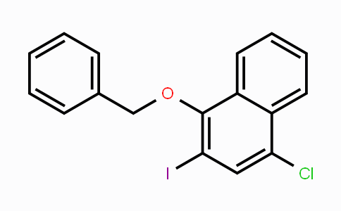 CAS No. 1823183-76-1, 1-(Benzyloxy)-4-chloro-2-iodonaphthalene